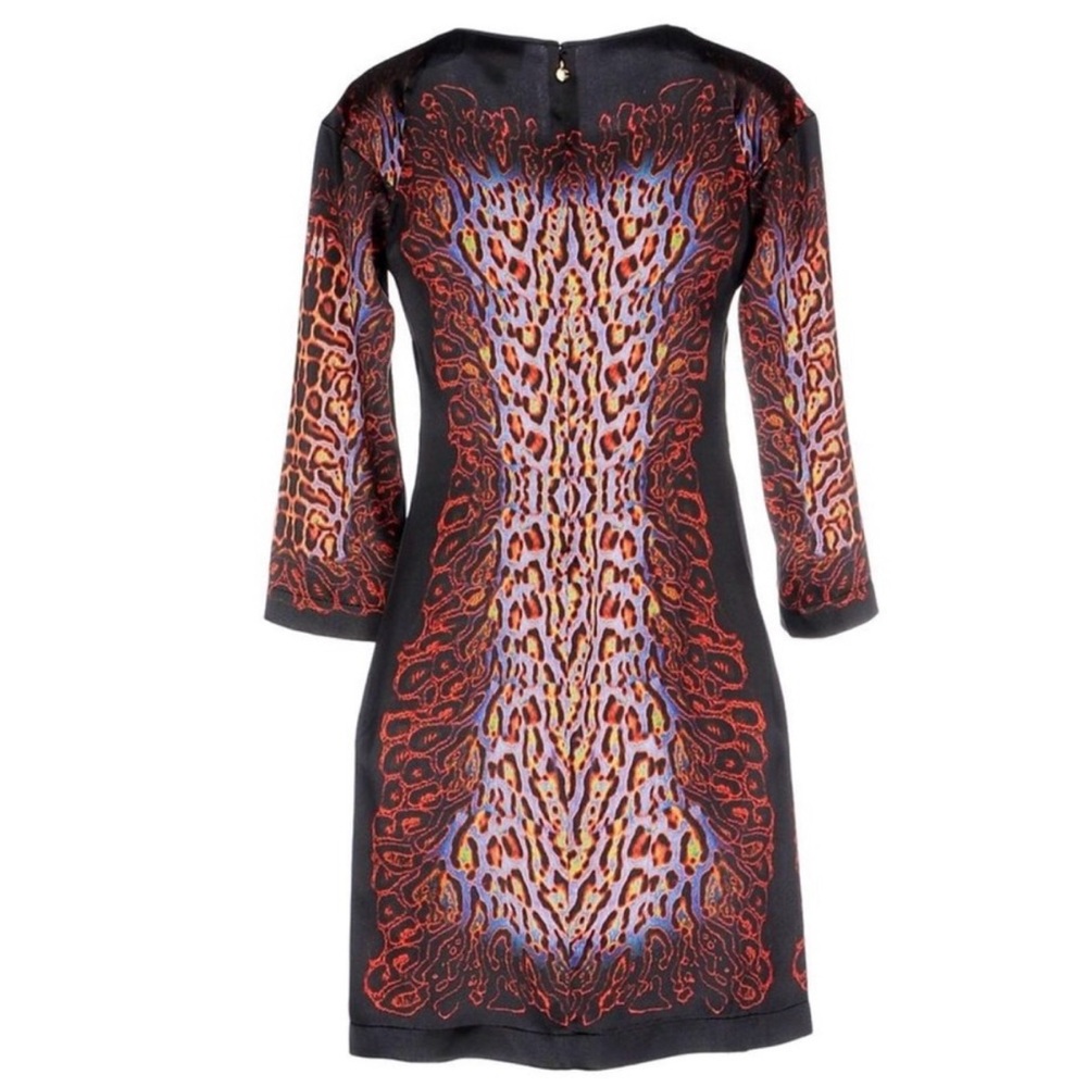 Just Cavalli Multicolor Silk Dress